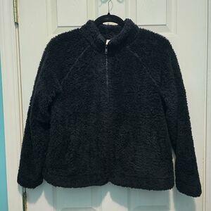 Black Girl's Sherpa Fleece Arizona Jacket Size 16